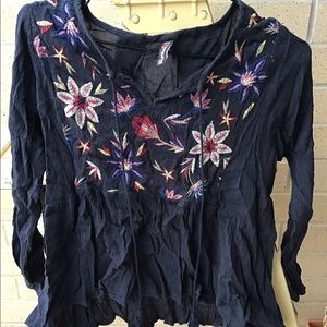 Navy Blouse